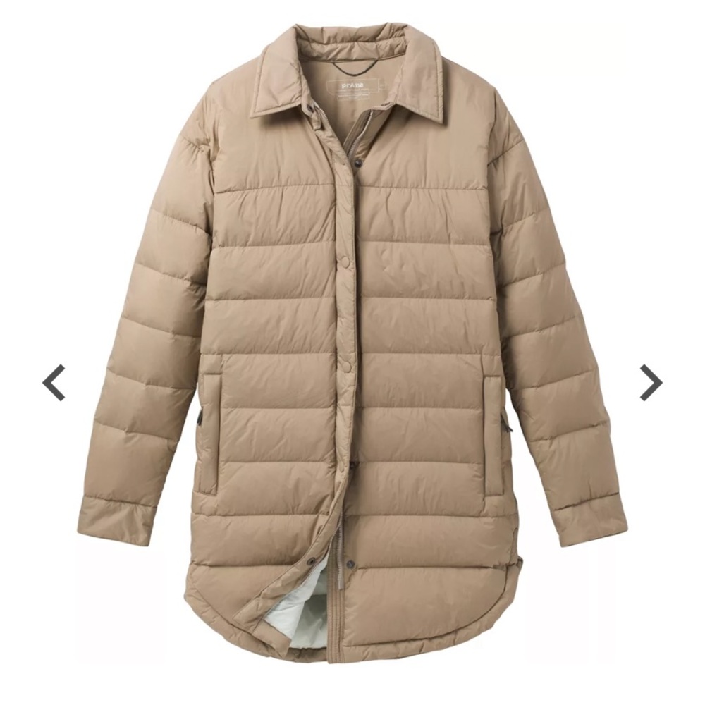 prAna Globe Thistle Shirt Jacket Down Puffer